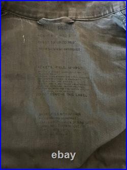Original M-1950 Korean War U. S Army Military Field Jacket-Small 38 Chest