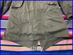 Original M-1951 M51 Korean War Fishtail Parka Medium with Fur Hood & Liner Jacket