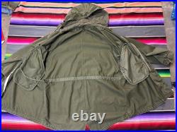Original M-1951 M51 Korean War Fishtail Parka Medium with Fur Hood & Liner Jacket