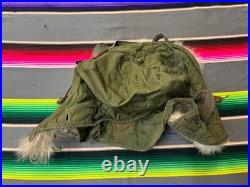 Original M-1951 M51 Korean War Fishtail Parka Medium with Fur Hood & Liner Jacket