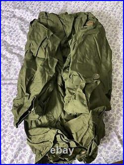 Original Military Fishtail Parka M-51 New Old Stock Complete Korean War Large