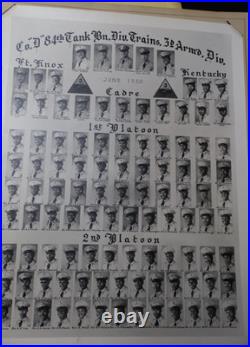 Original Photos US Black Paratrooper 82nd Airborne 1947 & 3rd Armoured Division