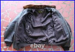 Original Pristine Monarch 7823 (aer) G-1 Korean War Usn Leather Flight Jacket