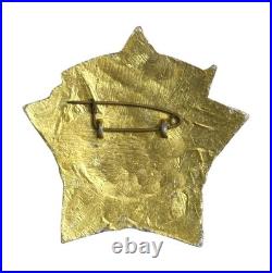 Original Rare Korean Army Model Soldier Badge