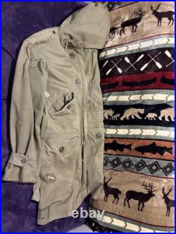 Original U. S. Army M-48 Fishtail Parka Korean War 1950s Conmar Zipper MEDIUM