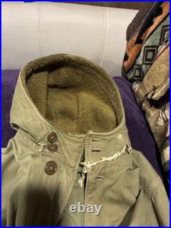 Original U. S. Army M-48 Fishtail Parka Korean War 1950s Conmar Zipper MEDIUM