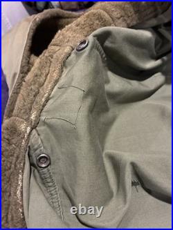 Original U. S. Army M-48 Fishtail Parka Korean War 1950s Conmar Zipper MEDIUM