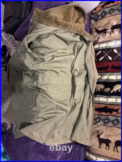 Original U. S. Army M-48 Fishtail Parka Korean War 1950s Conmar Zipper MEDIUM