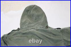 Original US Army 1951 Fish Tail Parka Jacket Coat Medium