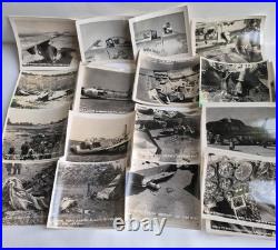 Original USAF Korean War B&W Photos Confidential Jet Crash Planes Soldiers Lot