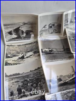 Original USAF Korean War B&W Photos Confidential Jet Crash Planes Soldiers Lot