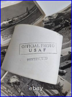 Original USAF Korean War B&W Photos Confidential Jet Crash Planes Soldiers Lot