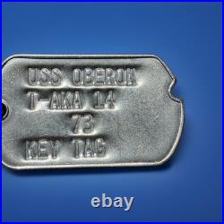 Original USS Oberon T-AKA-14 US Navy Ship Keys & Key Tags Korean War Era Lot