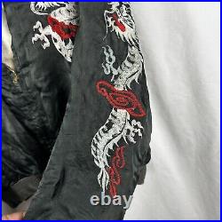 Original Vintage 1950s Korean War Silk Souvenir Jacket Timmy