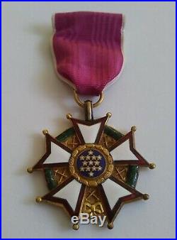 Original WWII / Korean War Era Named US Army Legion of Merit Medal WW2 LoM
