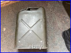 Original Wwii Korean War Us Army Jerry Water Can- Mccord