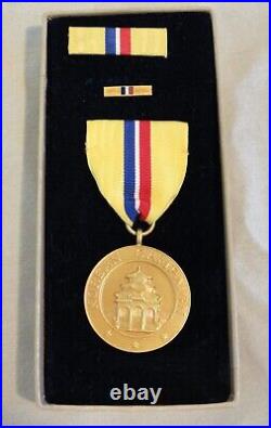 PEFTOK Philippine Expeditionary Korean War Medal Original 1950's EL ORO Manila