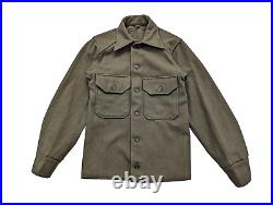 PENDLETON Woolen Mills 1951 Korean War Wool Field Shirt Olive Green XS RARE