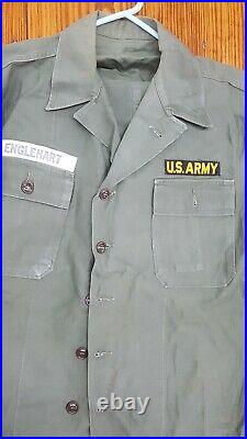 Pair of Military Korean War Era Uniform Shirts & Poplin Trousers