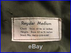 Post Korea Korean War early Vietnam field jacket shell coat M1951 1951 M-51 NOS