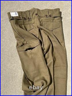 Post WW2 Korean War Era Australian Commonwealth Battledress Trousers Nos Size 14