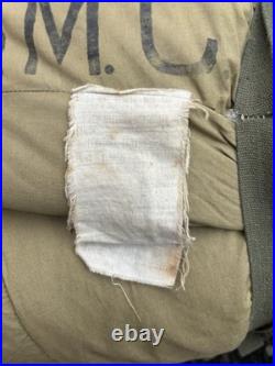 Post WW2 / Korean War USMC Rare Depot Goose Feather Sleeping Bag