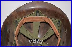 Post-WWII 1951 Korean War US CAPAC M1 helmet liner with Captain's rank not decal