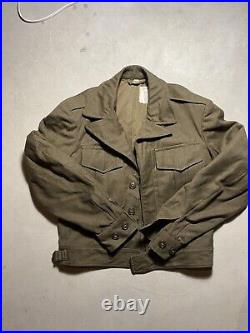 Post WWII Early Korean War Ike Jacket Dated 1948 34R Corporal