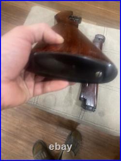 Post Wwii Korean Vietnam War French Mas Rifle 49 & 49/56 Buttstock Stock Set