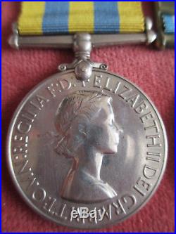 Queen's Korean War/U. N. Korea Medal pair. DAVIES/RASC/Royal Army Service Corps