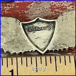 RARE 1950-1953 Post WWII STERLING U. S Army Pilot Wings Aviator Badge Full Size