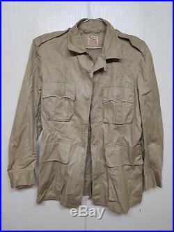 RARE 1950'S Korean War USAF Summer Tropical Bush Jacket US Air Military Clothes