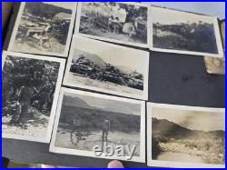 RARE 1950s Korean War African American Soldier Album Tanks, Helicopter, 100s