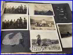 RARE 1950s Korean War African American Soldier Album Tanks, Helicopter, 100s