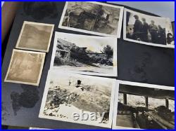 RARE 1950s Korean War African American Soldier Album Tanks, Helicopter, 100s