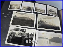 RARE 1950s Korean War African American Soldier Album Tanks, Helicopter, 100s
