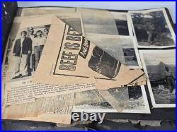 RARE 1950s Korean War African American Soldier Album Tanks, Helicopter, 100s