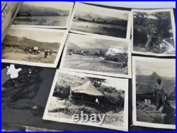 RARE 1950s Korean War African American Soldier Album Tanks, Helicopter, 100s
