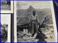 RARE 1950s Korean War African American Soldier Album Tanks, Helicopter, 100s
