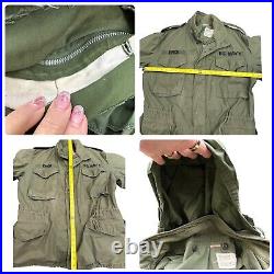 RARE 1951 KOREAN WAR U. S. NAVY PBP SEABEES Cold Weather Field Jacket, Pants +