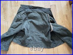 RARE 1951 Korean War Canada Uniform Jacket, Pants, Helmet, and Gas Mask Bag