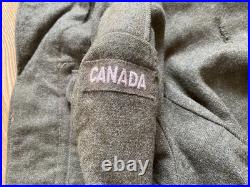 RARE 1951 Korean War Canada Uniform Jacket, Pants, Helmet, and Gas Mask Bag