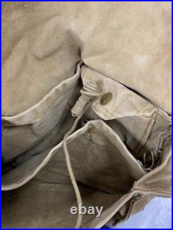 RARE 1951 Korean War Canada Uniform Jacket, Pants, Helmet, and Gas Mask Bag