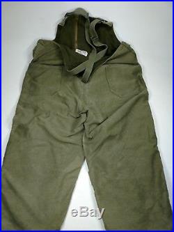 RARE 40'S Vintage WW2 Korean War US NAVY Deck Pants Trousers US Military Clothes