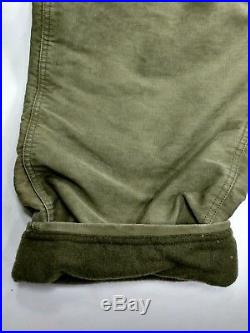 RARE 40'S Vintage WW2 Korean War US NAVY Deck Pants Trousers US Military Clothes