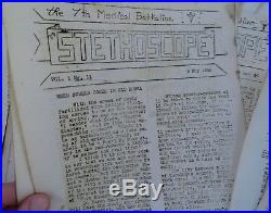 RARE 54 Magazine Newsletter Archive Korean War 1946 -7th Medical Battalion ART