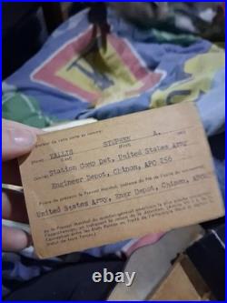 RARE Lt. Col. KALLIS Korean War Era Documents Lot Jap Korea Novelty (Photos)