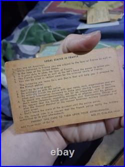 RARE Lt. Col. KALLIS Korean War Era Documents Lot Jap Korea Novelty (Photos)