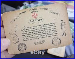 RARE Lt. Col. KALLIS Korean War Era Documents Lot Jap Korea Novelty (Photos)