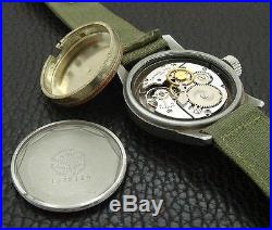 RARE Men's Korean War Era Elgin Aviator Ordnance Watch with24 Hour Dial SERVICED